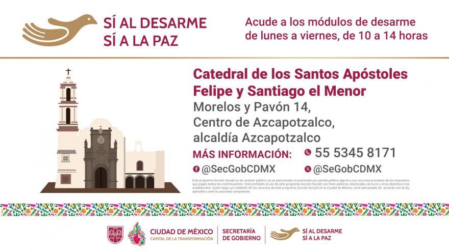 Sí al desarme, sí a la paz