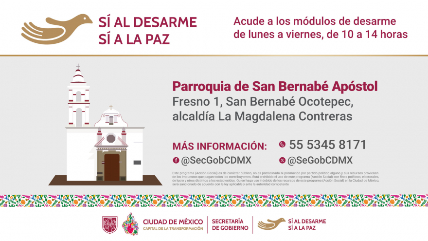 Sí al desarme, sí a la paz