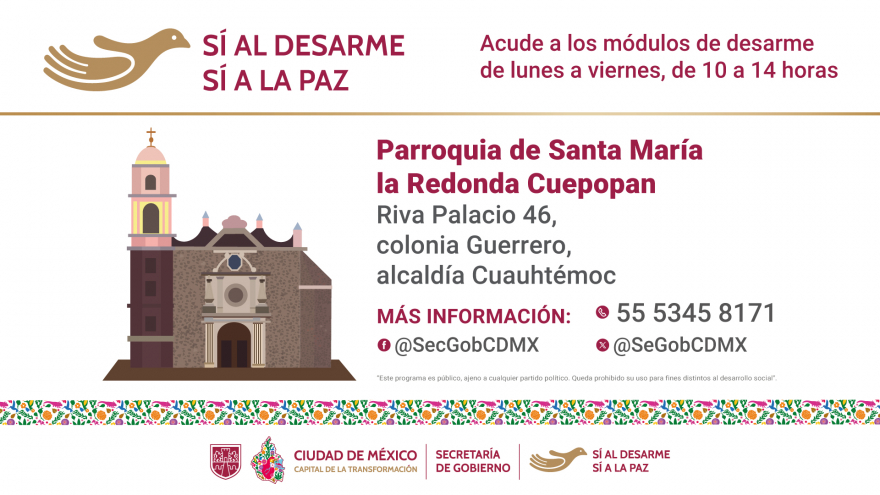 Sí al desarme, sí a la paz