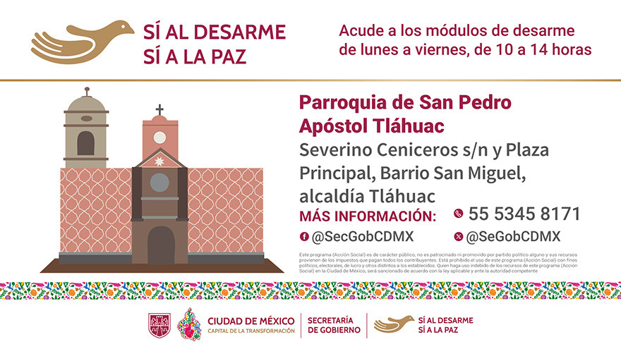 Sí al desarme, sí a la paz