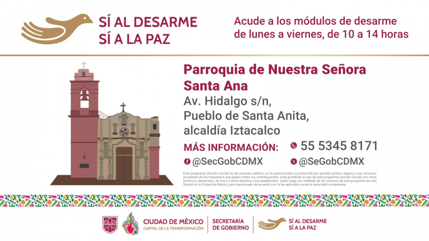 Sí al desarme, sí a la paz