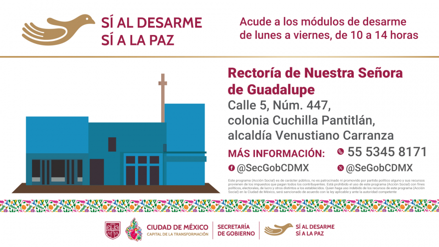 Sí al desarme, sí a la paz
