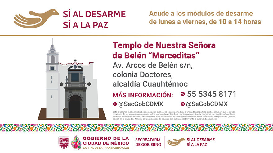 Sí al desarme, sí a la paz