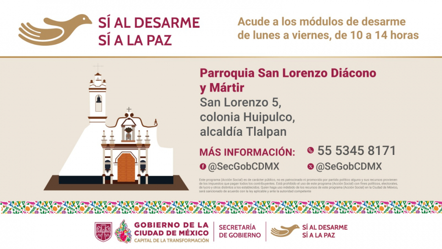 Sí al desarme, sí a la paz