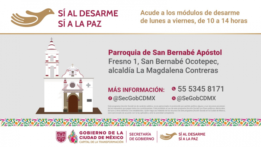 Sí al desarme, sí a la paz
